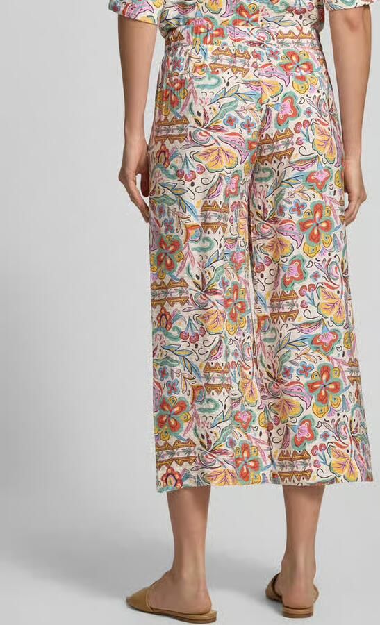 Christian Berg Woman relaxed fit culotte van viscosemix - Foto 3
