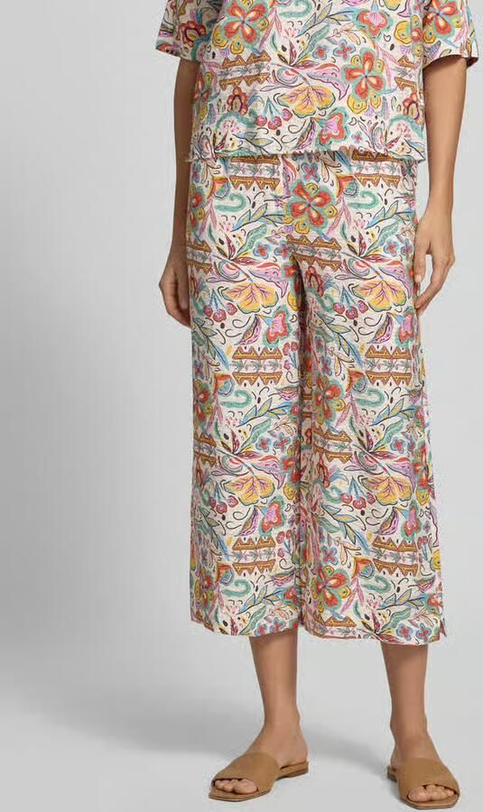 Christian Berg Woman relaxed fit culotte van viscosemix - Foto 4