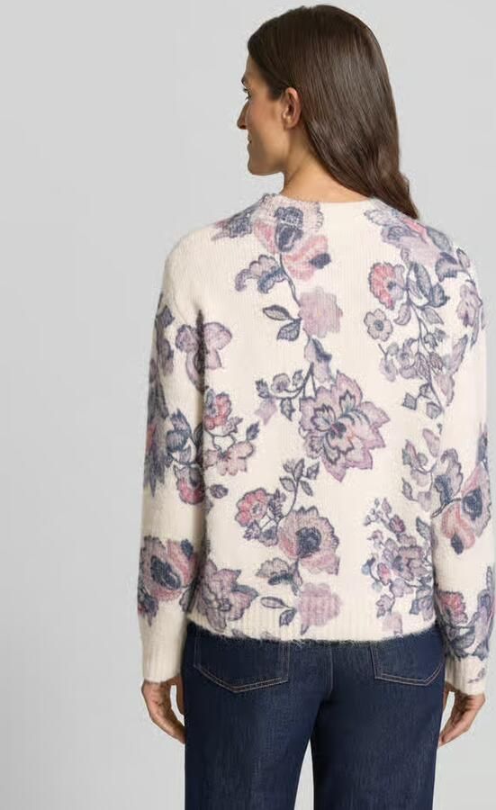 Christian Berg Woman relaxed fit gebreide pullover met linnengehalte - Foto 3