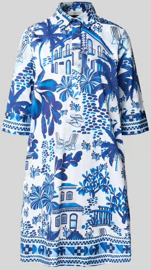 Christian Berg Woman relaxed fit klein in knielengte met all-over motiefprint - Foto 2