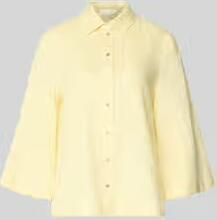 Christian Berg Woman relaxed fit linnen blouse met 3 4-mouw