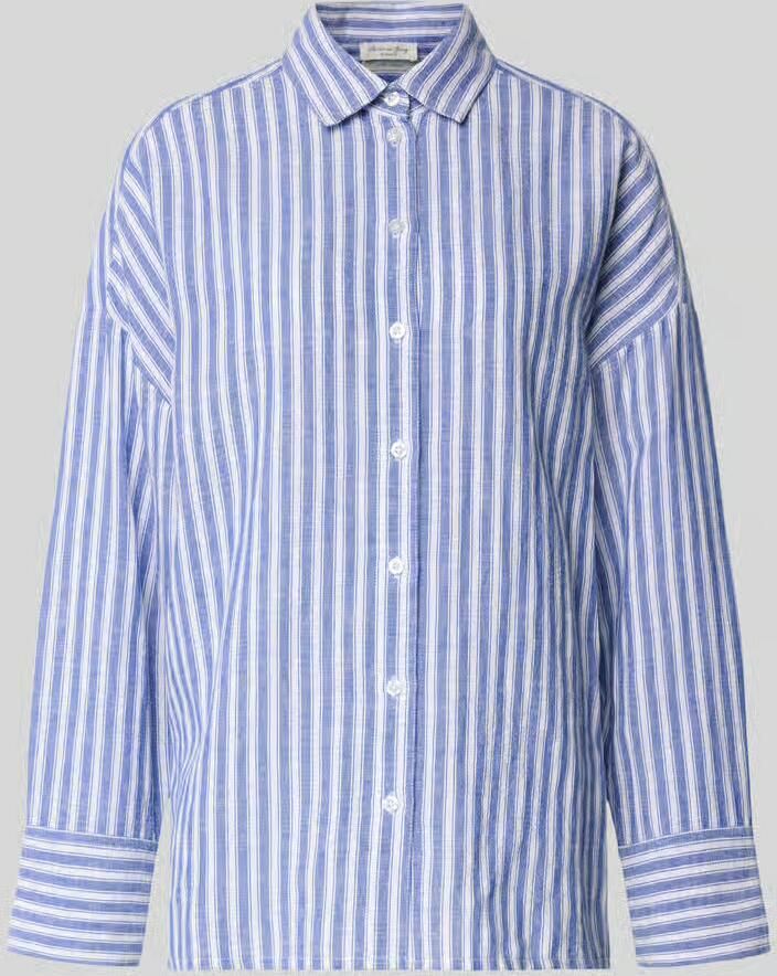 Christian Berg Woman relaxed fit linnen blouse met overgeslagen schouders - Foto 2