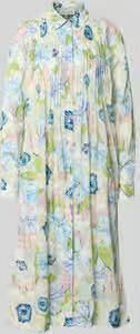 Christian Berg Woman relaxed fit midi-jurk van puur katoen