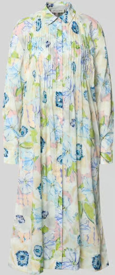 Christian Berg Woman relaxed fit midi-jurk van puur katoen - Foto 2