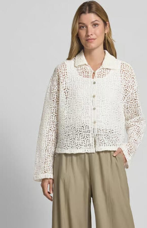Christian Berg Woman Relaxed fit overhemdblouse van katoenmix - Foto 2