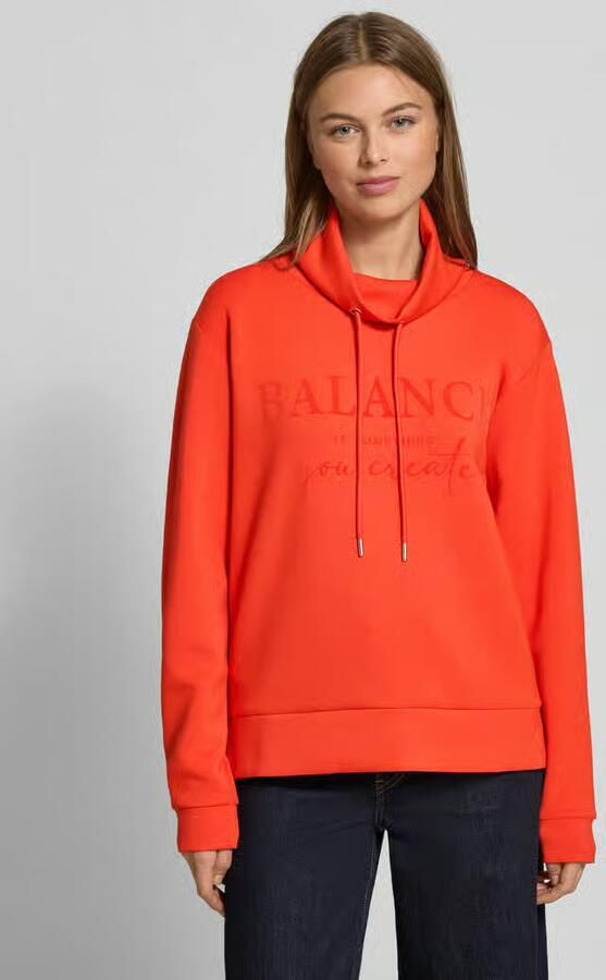 Christian Berg Woman Relaxed fit pullover met statementprint - Foto 2