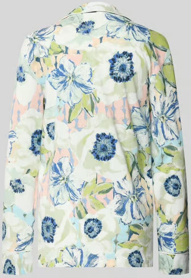 Christian Berg Woman relaxed fit pyjamabovendeel met borstzak - Foto 2