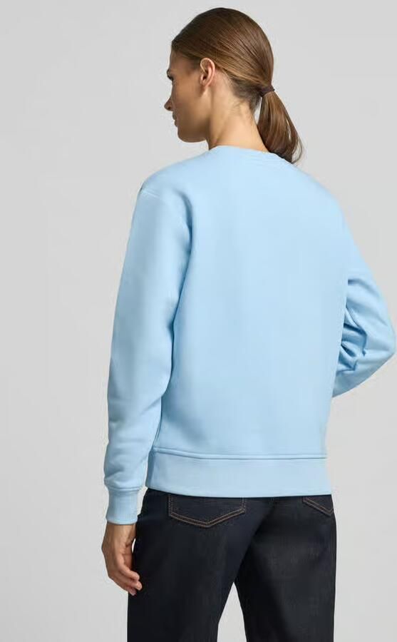 Christian Berg Woman relaxed fit sweatshirt van katoenmix met ronde hals - Foto 2