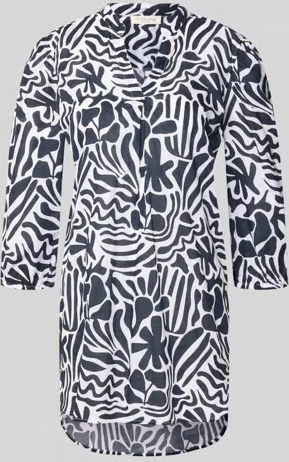 Christian Berg Woman relaxed fit tuniekblouse met all-over bloemenmotief - Foto 2