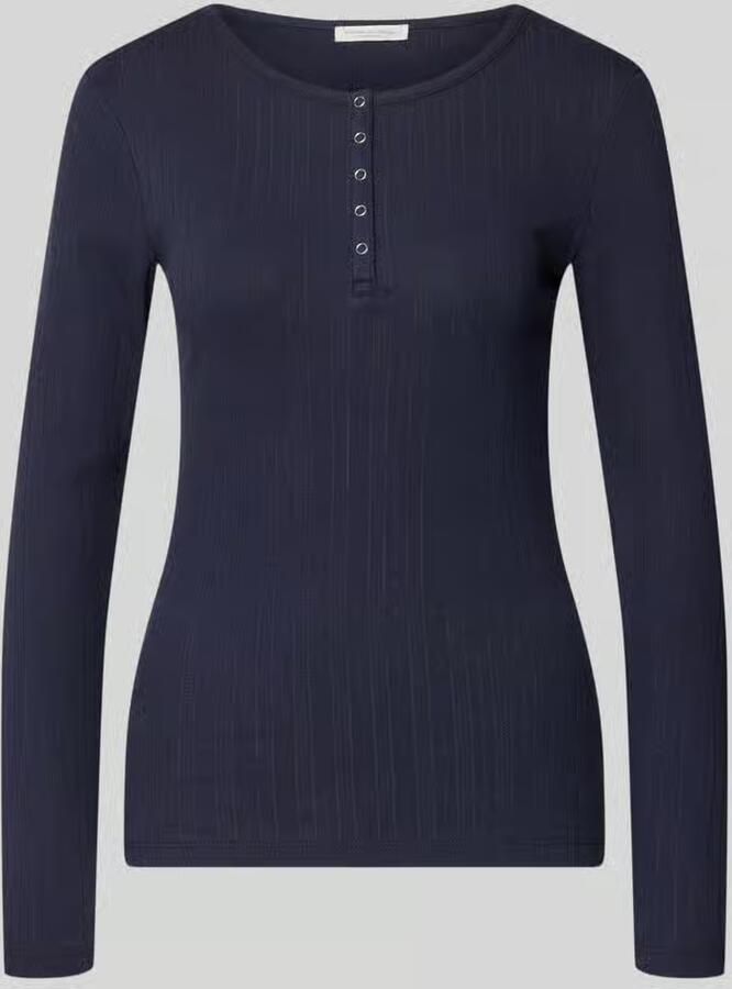 Christian Berg Woman Shirt met lange mouwen met ronde hals en knoopsluiting