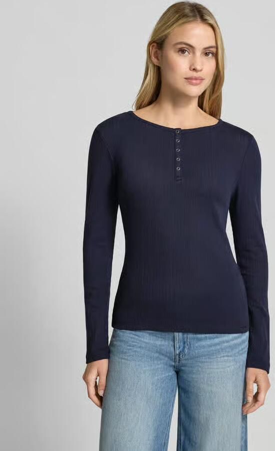 Christian Berg Woman Shirt met lange mouwen met ronde hals en knoopsluiting - Foto 3