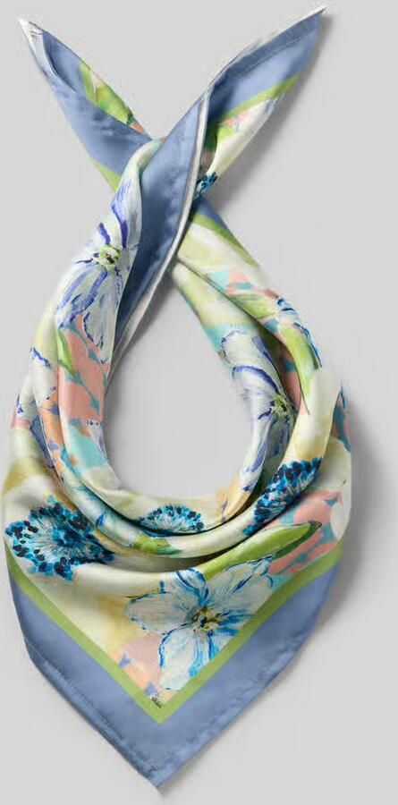 Christian Berg Woman Sjaal van pure viscose met florale all-over print - Foto 2