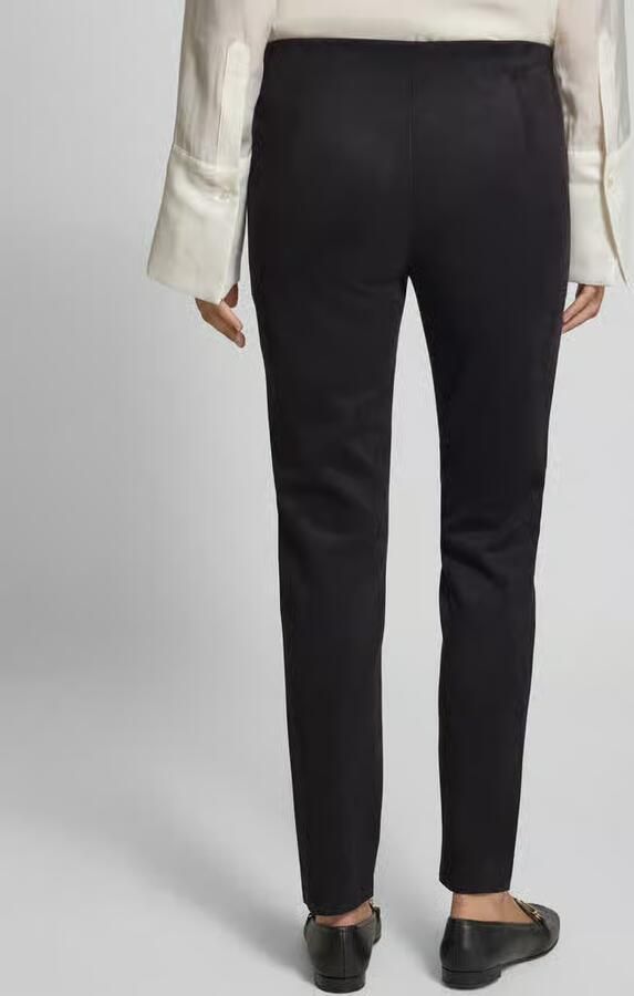 Christian Berg Woman Skinny fit stoffen broek met siernaden
