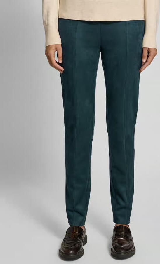 Christian Berg Woman Skinny fit stoffen broek met siernaden - Foto 2