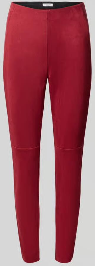 Christian Berg Woman Slim fit broek in lederlook