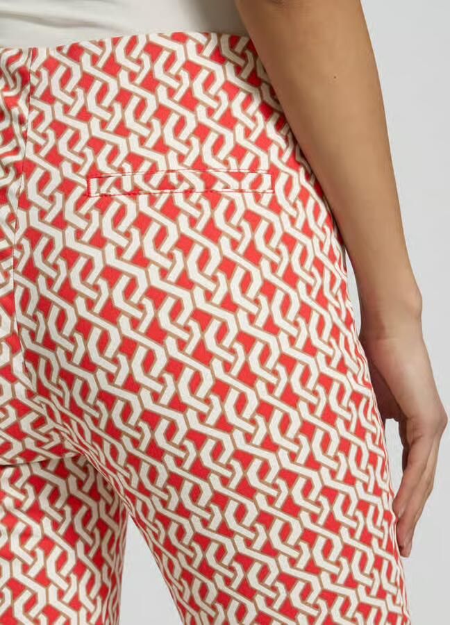 Christian Berg Woman slim fit broek in verkorte pasvorm