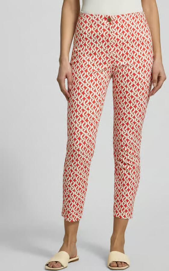 Christian Berg Woman slim fit broek in verkorte pasvorm - Foto 3