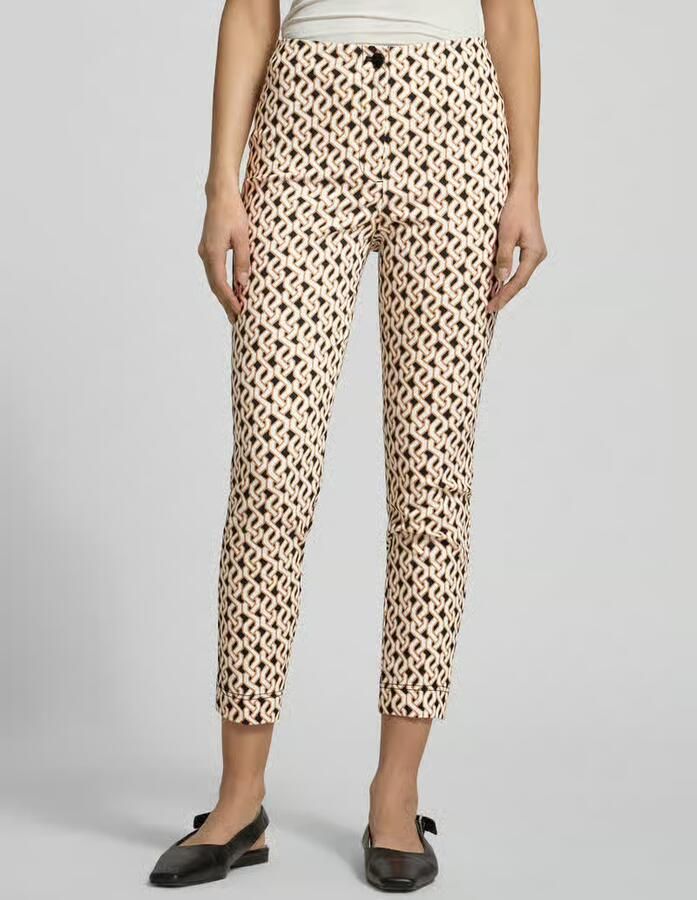Christian Berg Woman slim fit broek in verkorte pasvorm - Foto 3