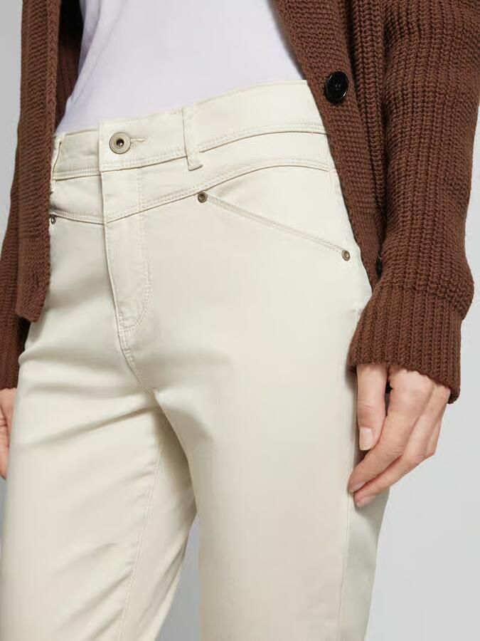 Christian Berg Woman Slim fit broek met steekzakken