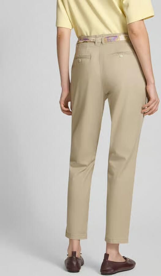 Christian Berg Woman Regular fit chino met strikceintuur - Foto 4