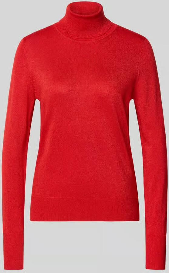 Christian Berg Woman Slim fit coltrui met ribboorden