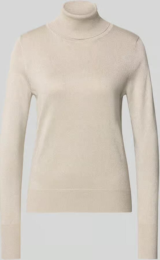 Christian Berg Woman Slim fit coltrui met ribboorden