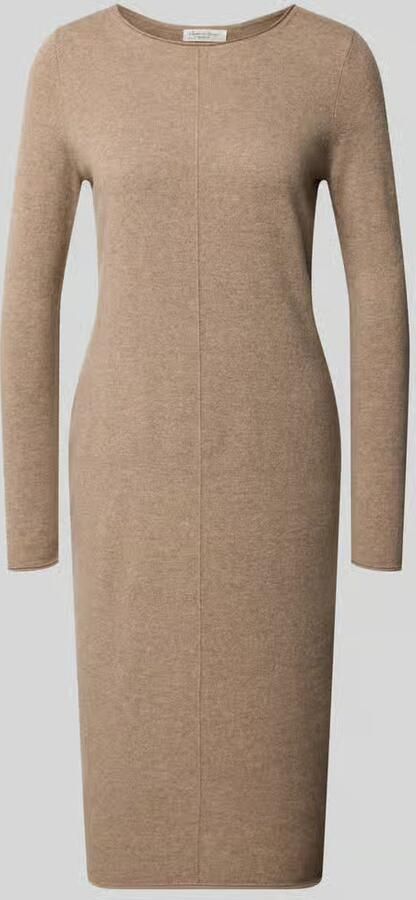 Christian Berg Woman Slim fit jurk van puur kasjmier in tricotlook