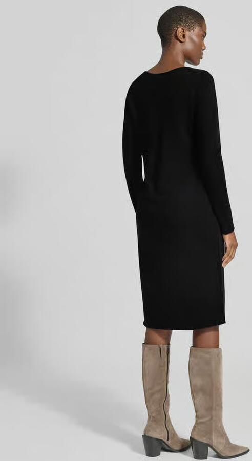 Christian Berg Woman Slim fit jurk van puur kasjmier in tricotlook - Foto 3