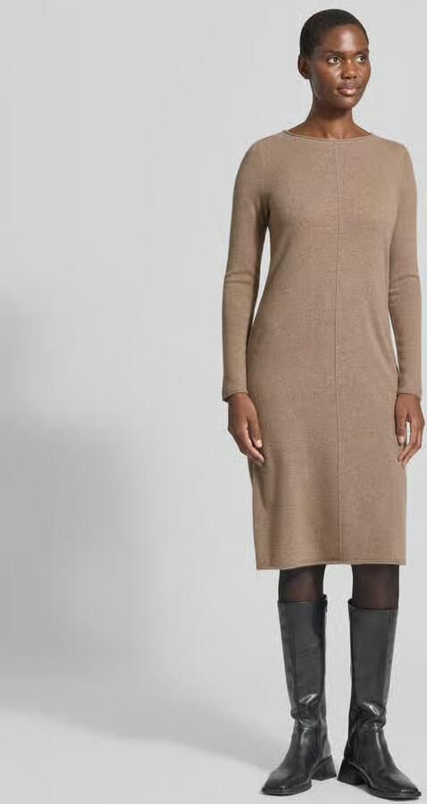 Christian Berg Woman Slim fit jurk van puur kasjmier in tricotlook - Foto 3