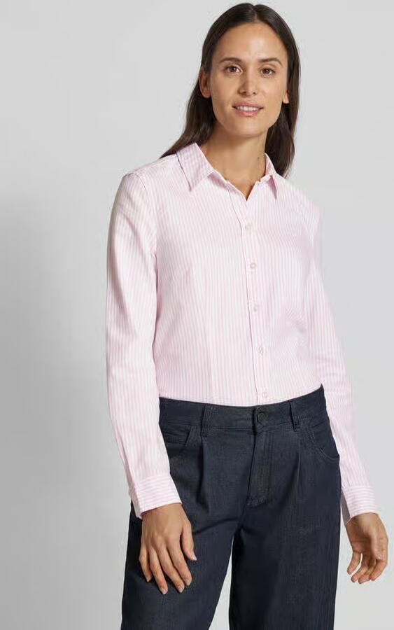 Christian Berg Woman Slim fit overhemdblouse met manchetten - Foto 3