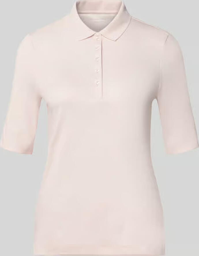 Christian Berg Woman slim fit poloshirt met knoopsluiting en 1 2-mouwen - Foto 2