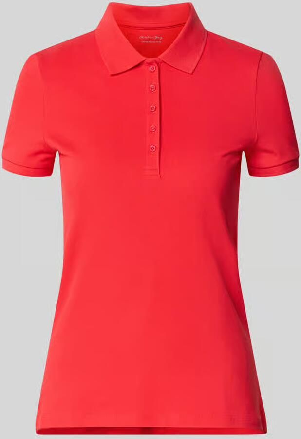Christian Berg Woman Slim fit poloshirt met knoopsluiting - Foto 2