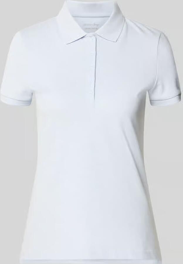 Christian Berg Woman Slim fit poloshirt met knoopsluiting - Foto 2