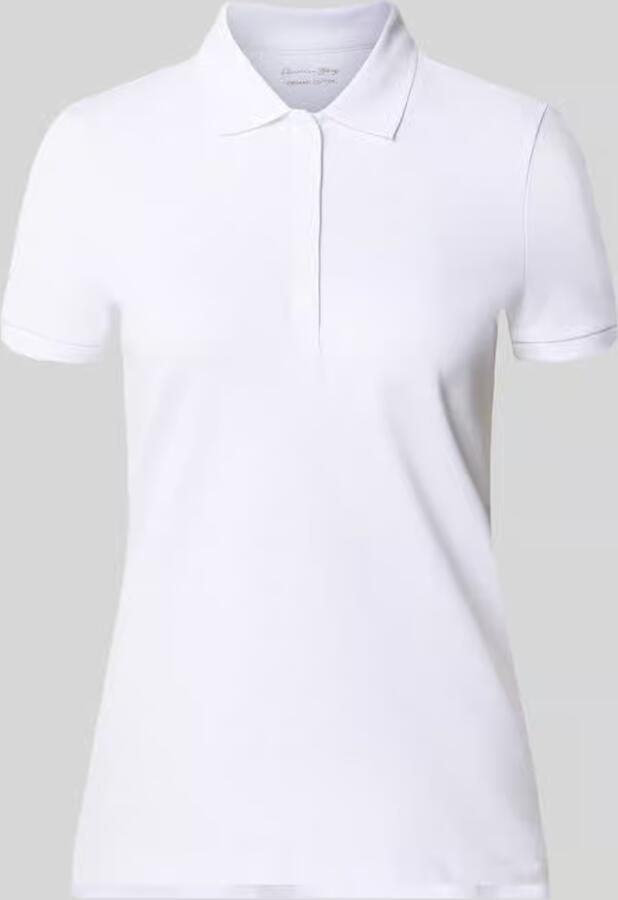 Christian Berg Woman Slim fit poloshirt met knoopsluiting - Foto 2