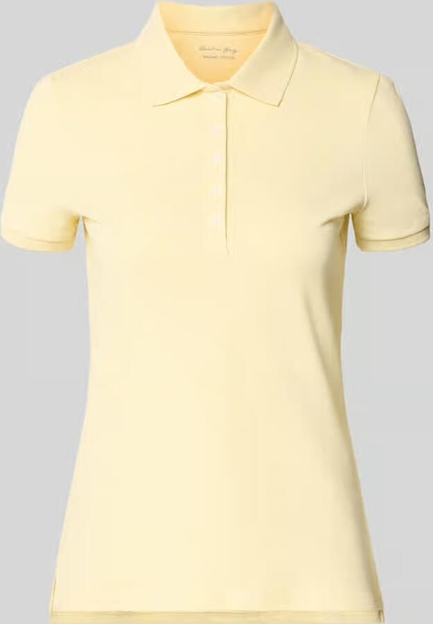 Christian Berg Woman Slim fit poloshirt met knoopsluiting - Foto 2