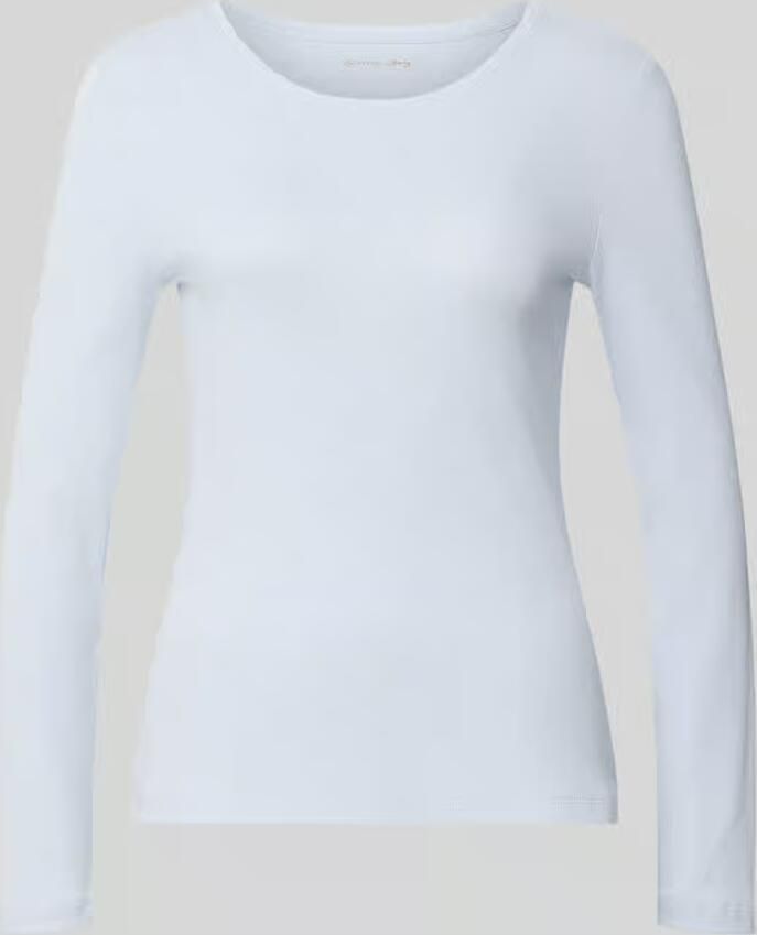 Christian Berg Woman Slim fit shirt met lange mouwen van puur katoen