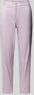 Christian Berg Woman slim fit stoffen broek in verkorte pasvorm