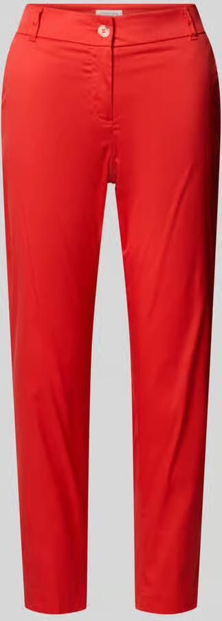 Christian Berg Woman slim fit stoffen broek in verkorte pasvorm - Foto 3