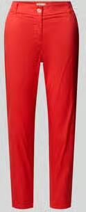 Christian Berg Woman slim fit stoffen broek in verkorte pasvorm