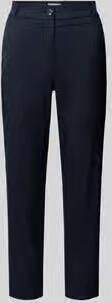 Christian Berg Woman slim fit stoffen broek in verkorte pasvorm