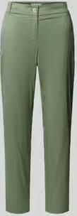 Christian Berg Woman slim fit stoffen broek in verkorte pasvorm