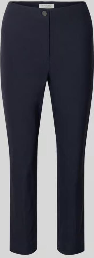 Christian Berg Woman slim fit stoffen broek in verkorte pasvorm - Foto 3