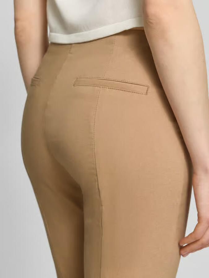 Christian Berg Woman slim fit stoffen broek in verkorte pasvorm