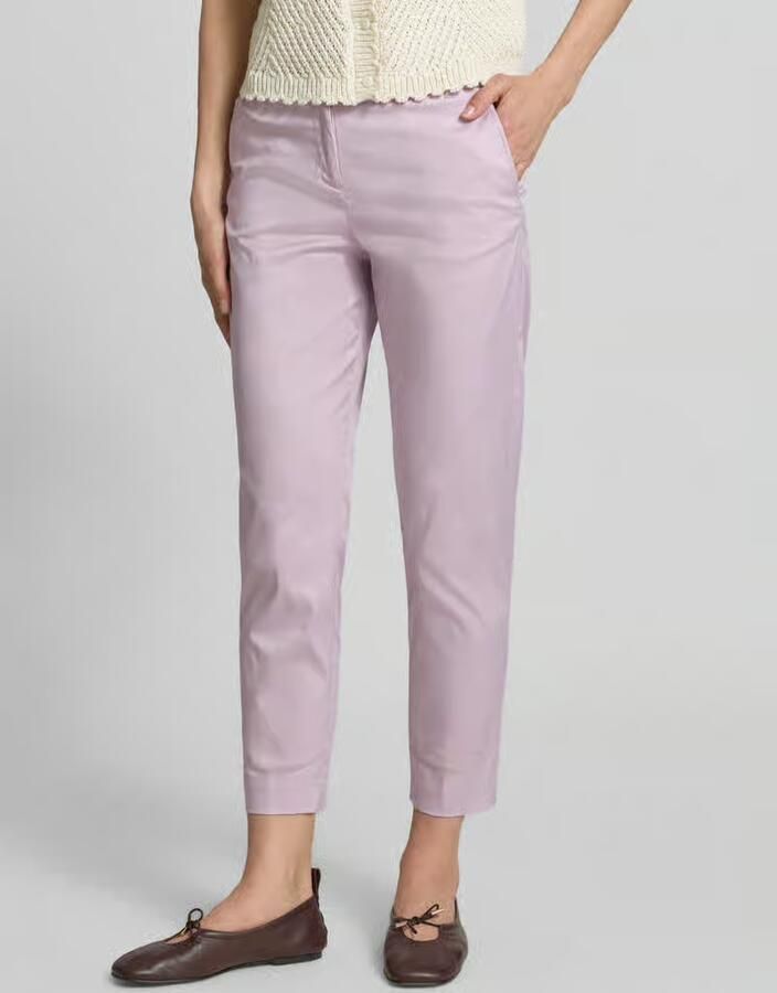 Christian Berg Woman slim fit stoffen broek in verkorte pasvorm - Foto 2