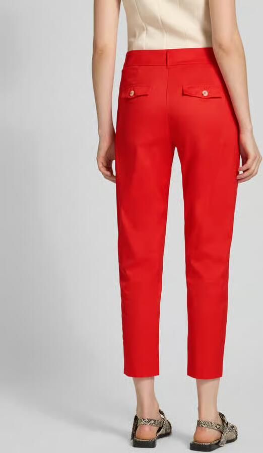 Christian Berg Woman slim fit stoffen broek in verkorte pasvorm - Foto 3