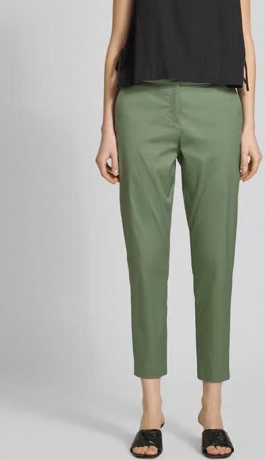 Christian Berg Woman slim fit stoffen broek in verkorte pasvorm - Foto 3