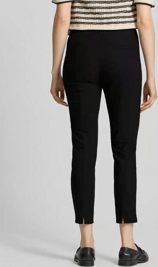 Christian Berg Woman slim fit stoffen broek in verkorte pasvorm - Foto 3
