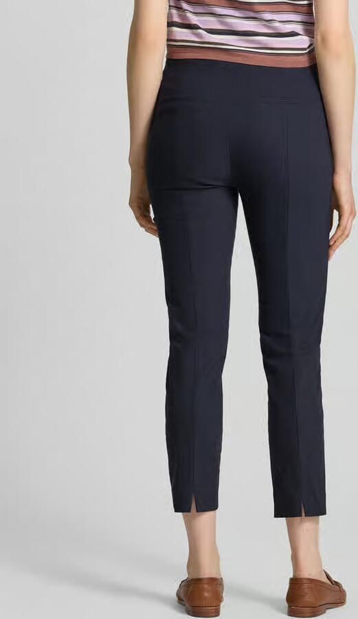 Christian Berg Woman slim fit stoffen broek in verkorte pasvorm - Foto 4