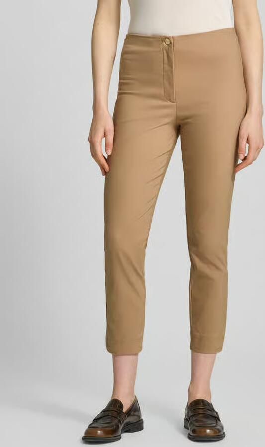 Christian Berg Woman slim fit stoffen broek in verkorte pasvorm - Foto 3