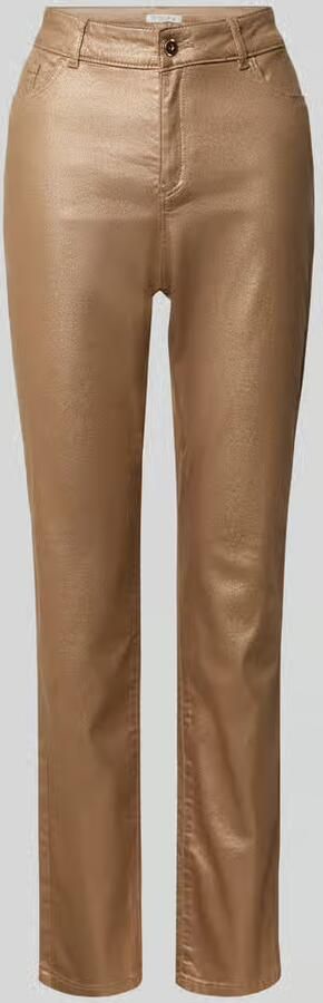 Christian Berg Woman Slim fit stoffen broek met 5-pocketmodel - Foto 2